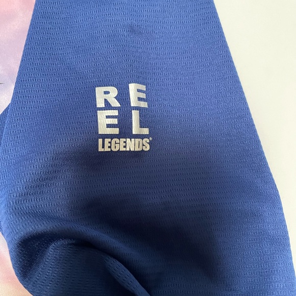 Mens Reel Legends Performance 2XL Swordfish Print Long Sleeve Pullover Shirt JD - Picture 4 of 7